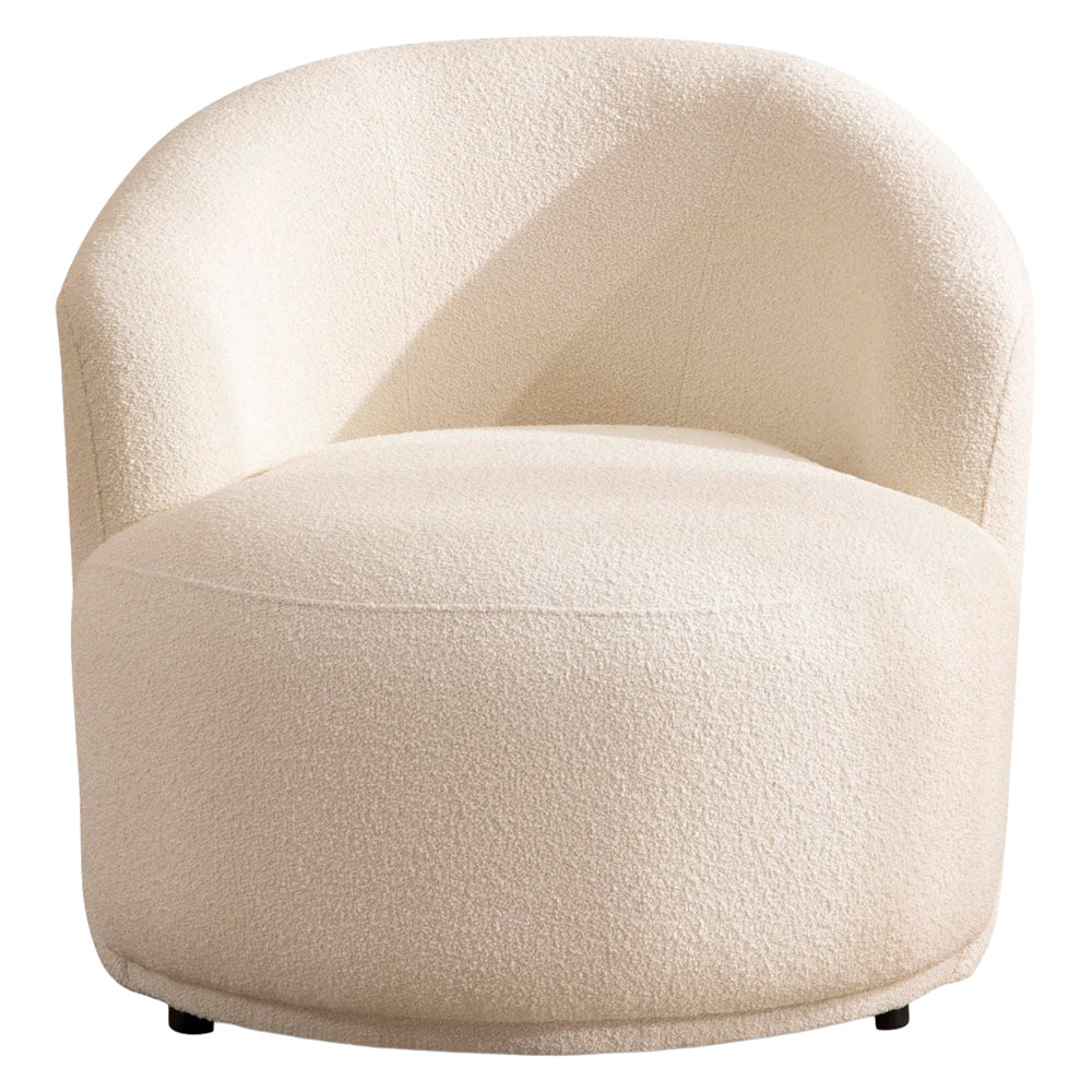 Nova - Bonita Ivory Boucle Accent Chair