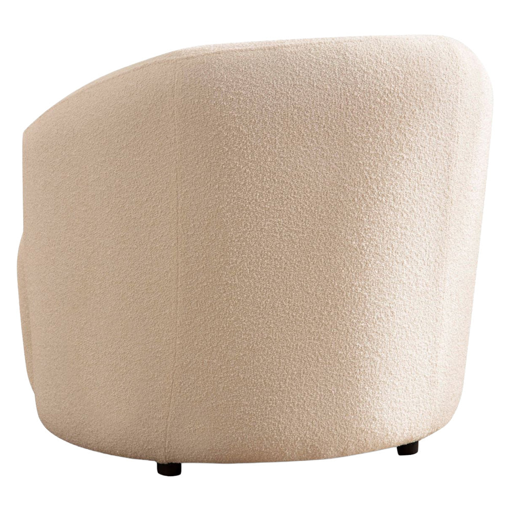 Nova - Bonita Ivory Boucle Accent Chair