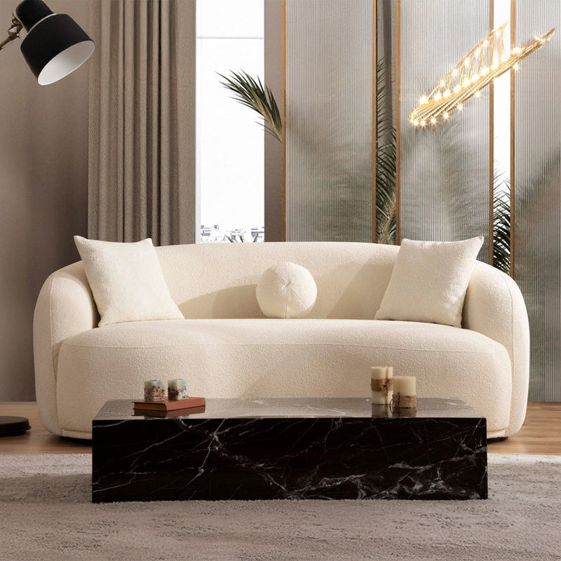 Nova - Bonita Ivory Boucle Loveseat