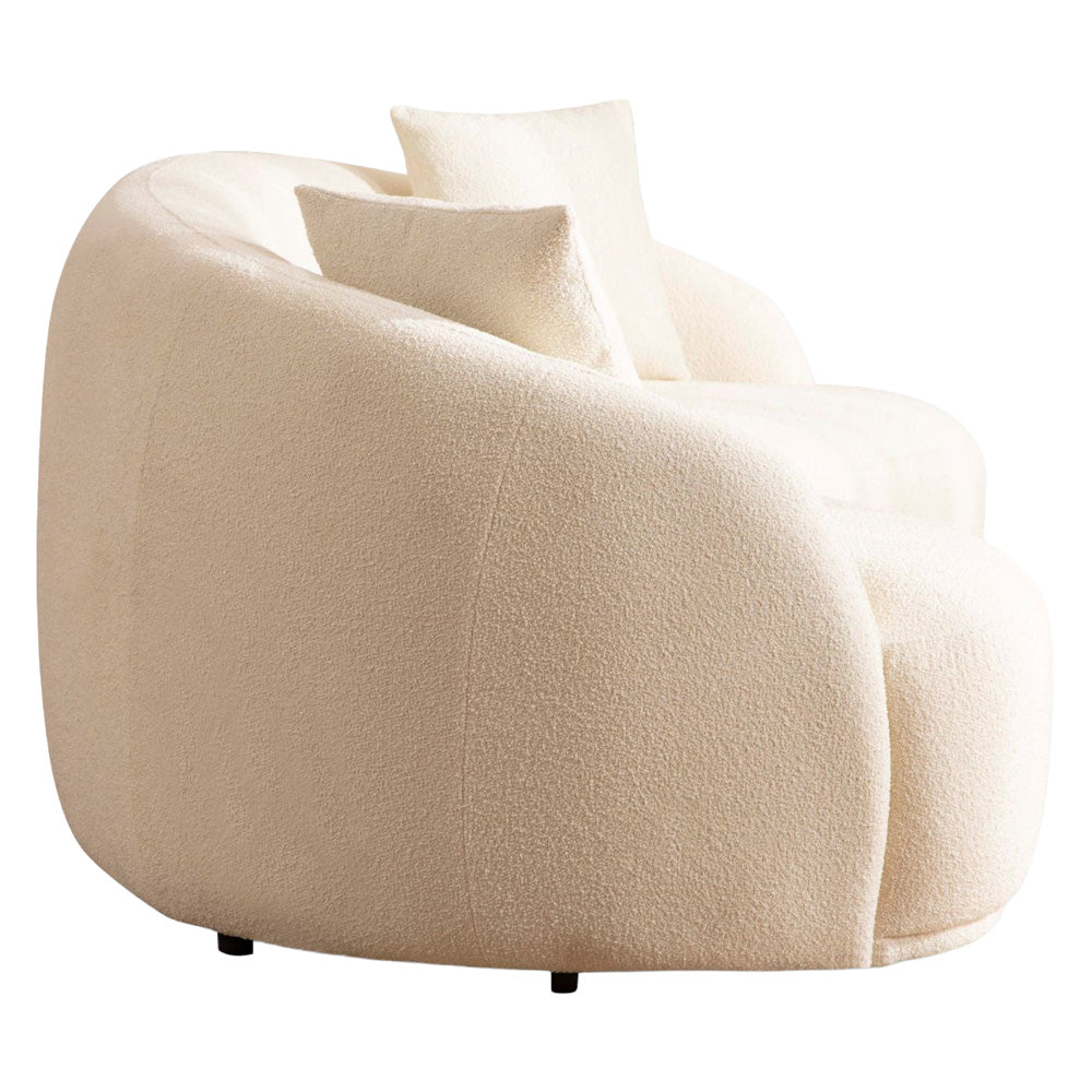 Nova - Bonita Ivory Boucle Sofa & Loveseat Set
