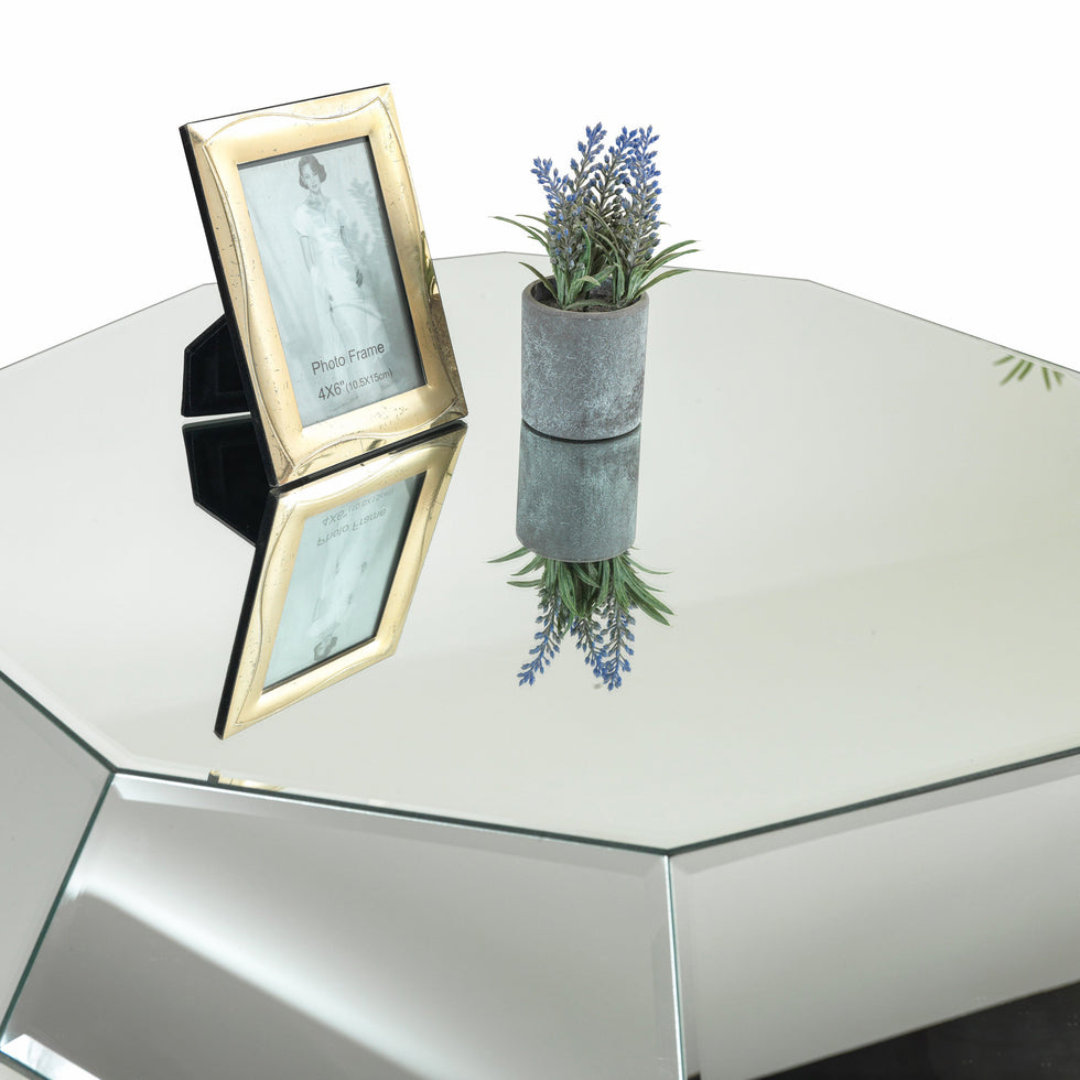 Nova - Diamond Mirrored Coffee Table