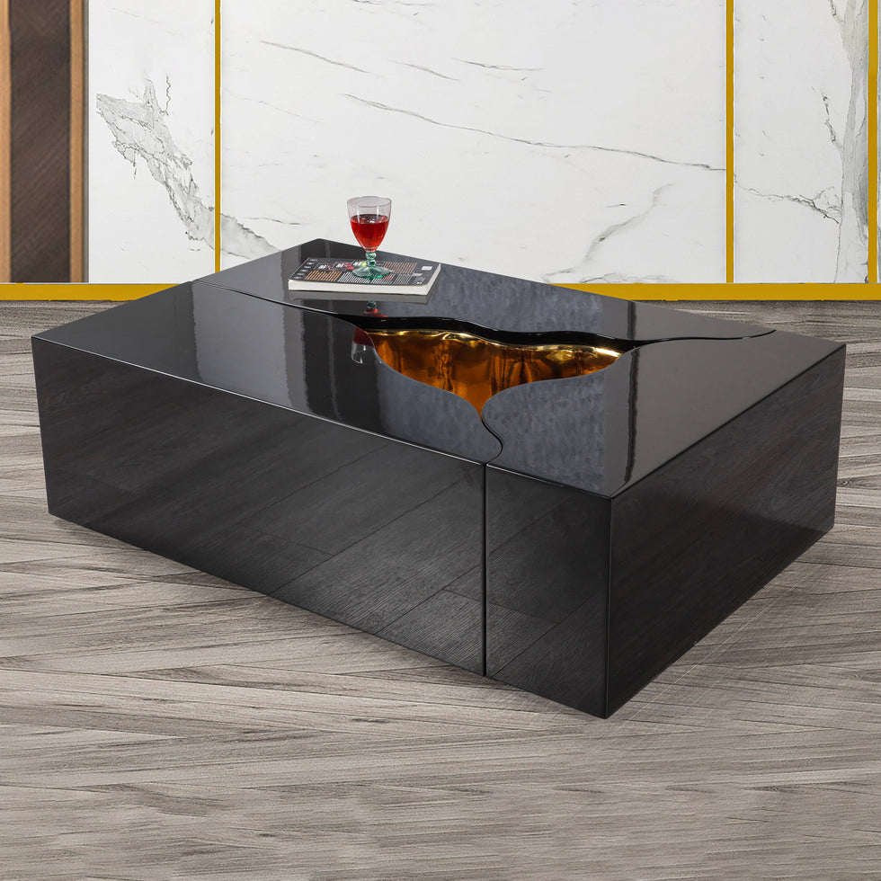 Nova - Dream Glass 3-Piece Coffee Table