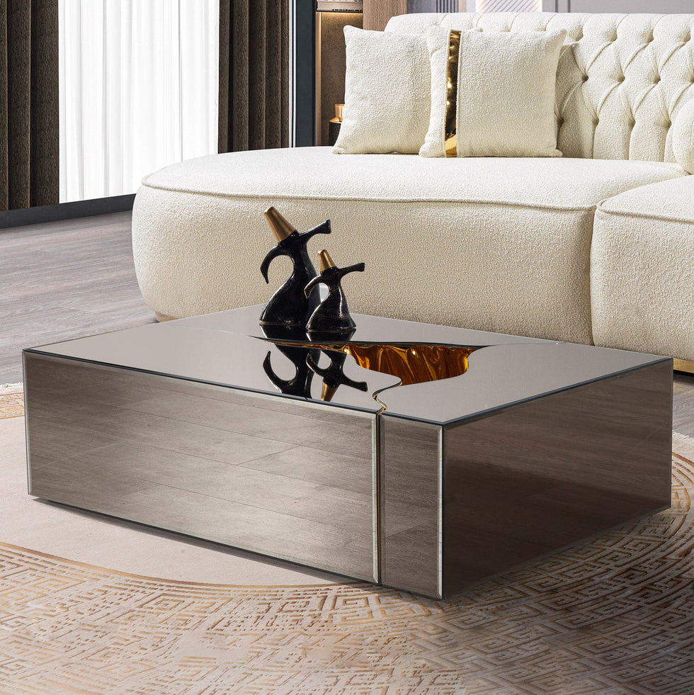 Nova - Dream Glass 3-Piece Coffee Table