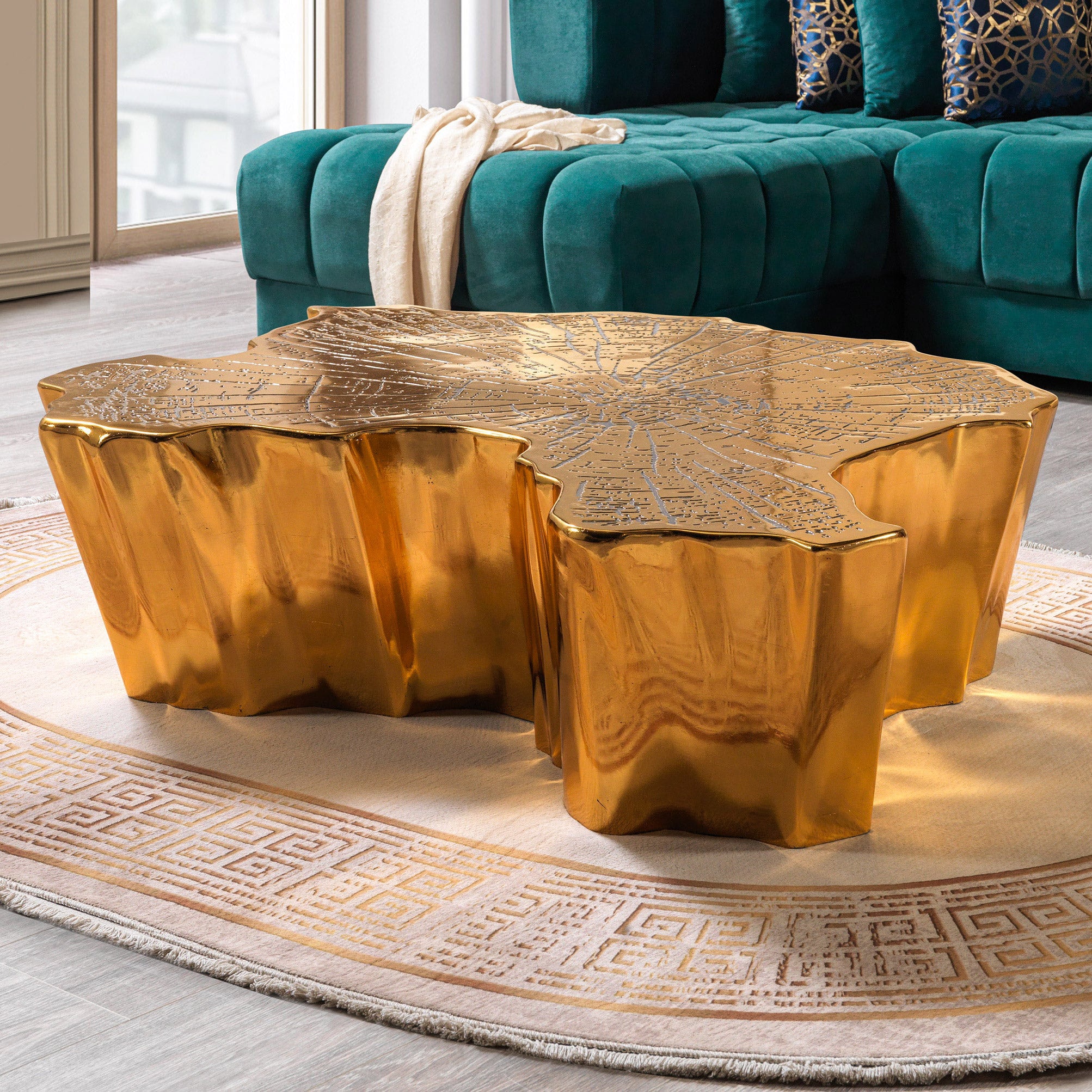 Nova - Elisha Gold Coffee Table