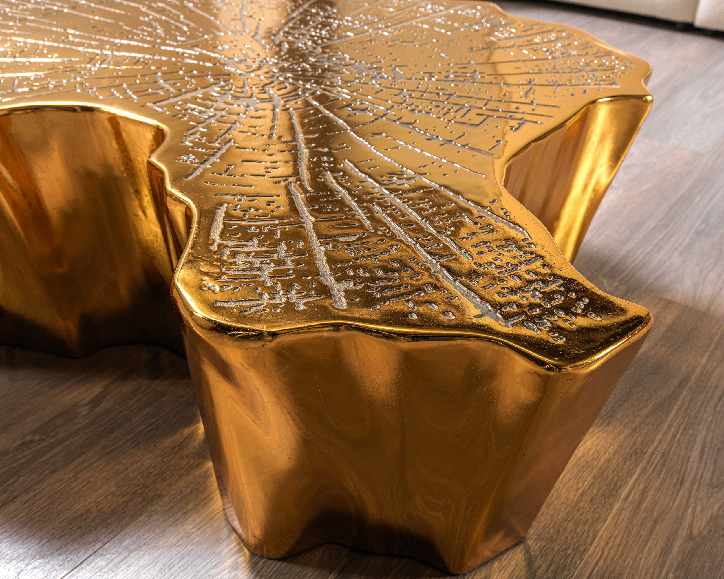 Nova - Elisha Gold Coffee Table
