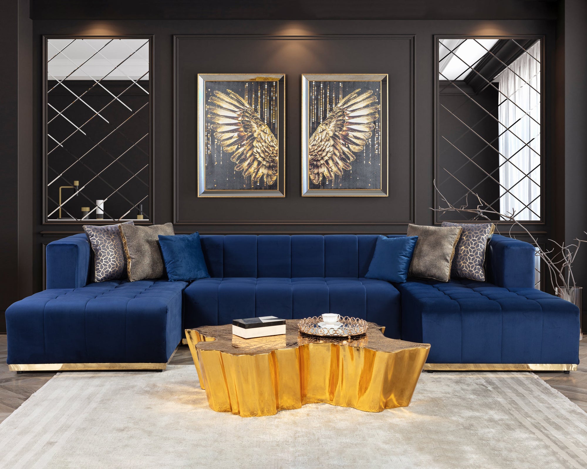 Nova - Elisha Gold Coffee Table