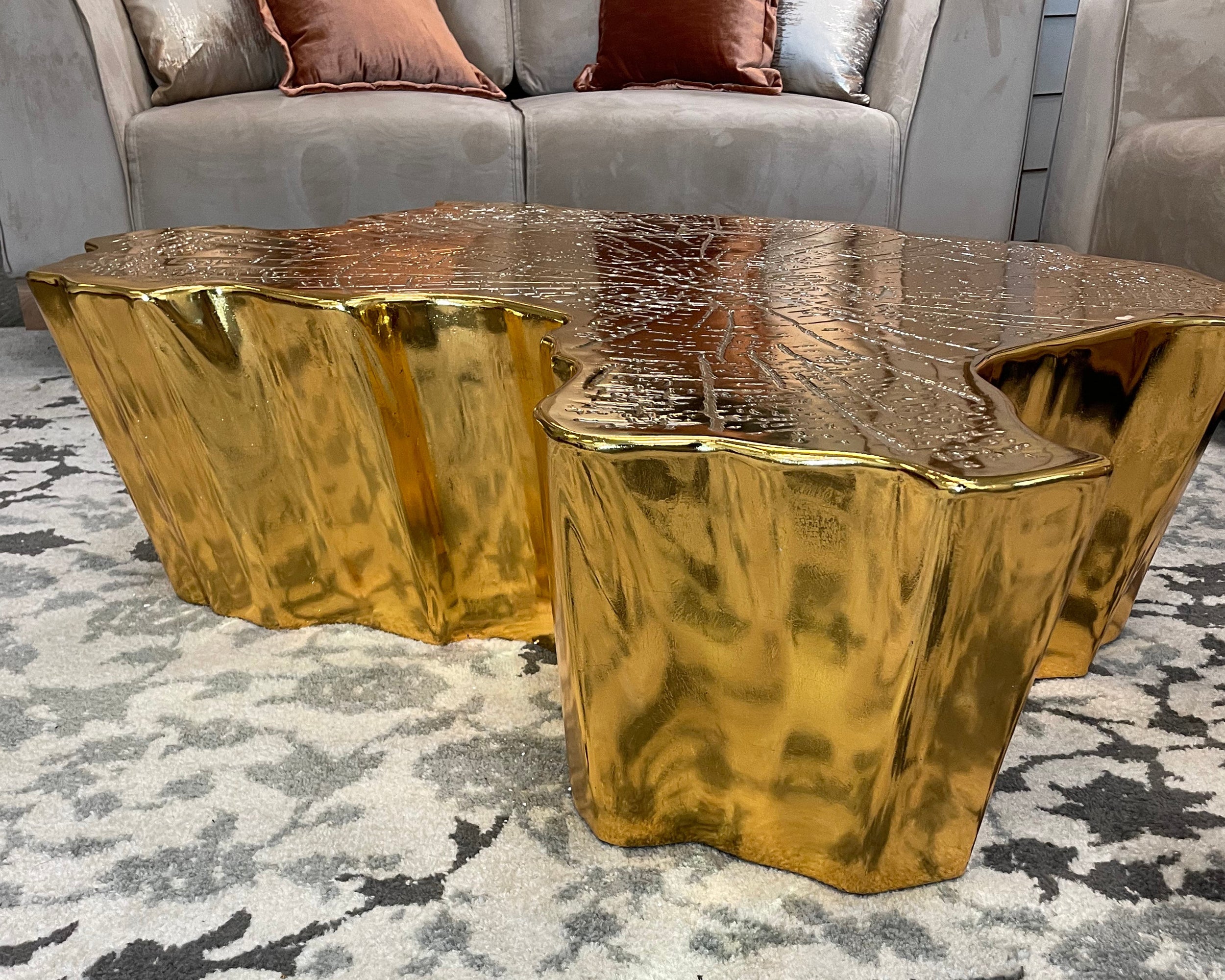 Nova - Elisha Gold Coffee Table