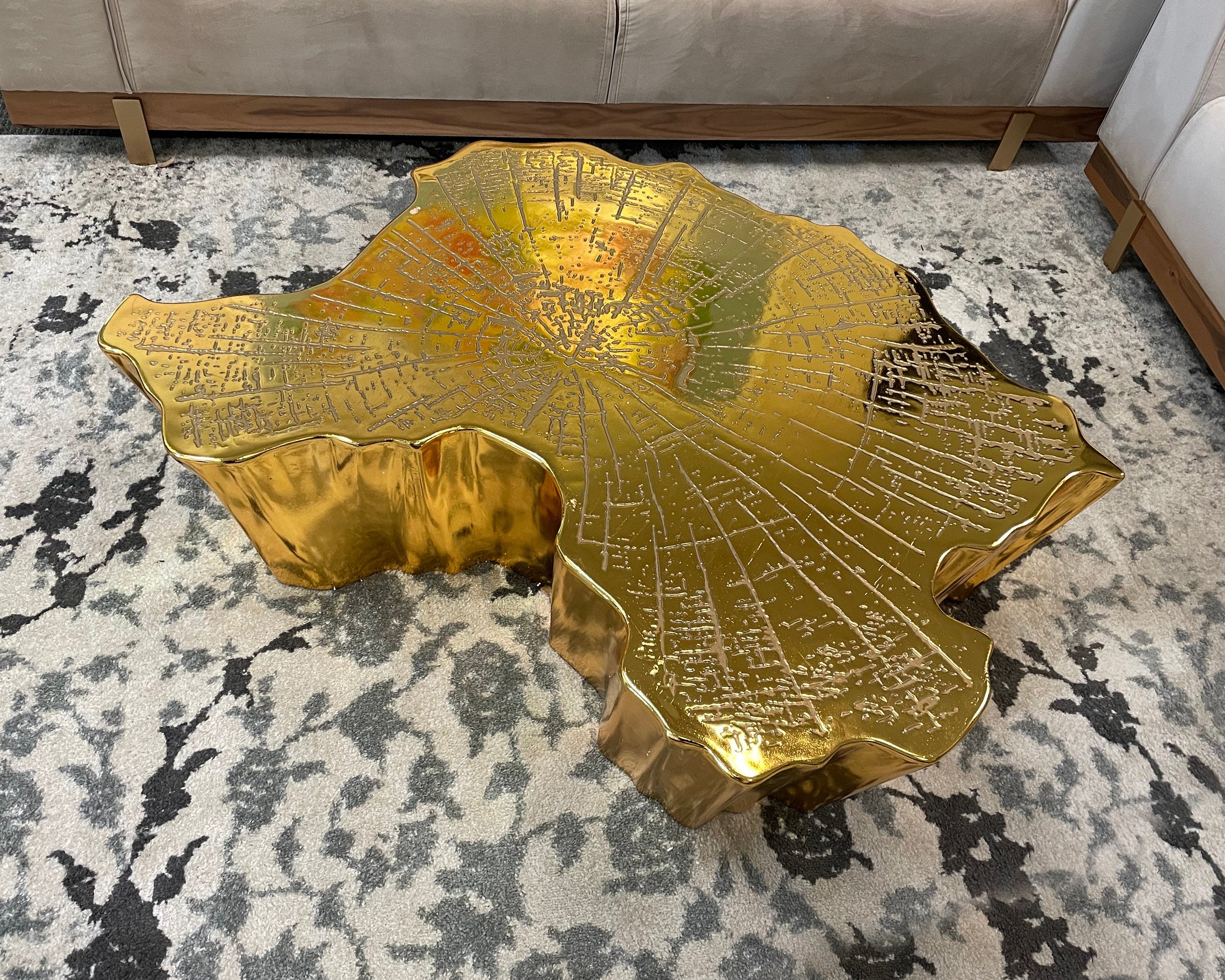 Nova - Elisha Gold Coffee Table