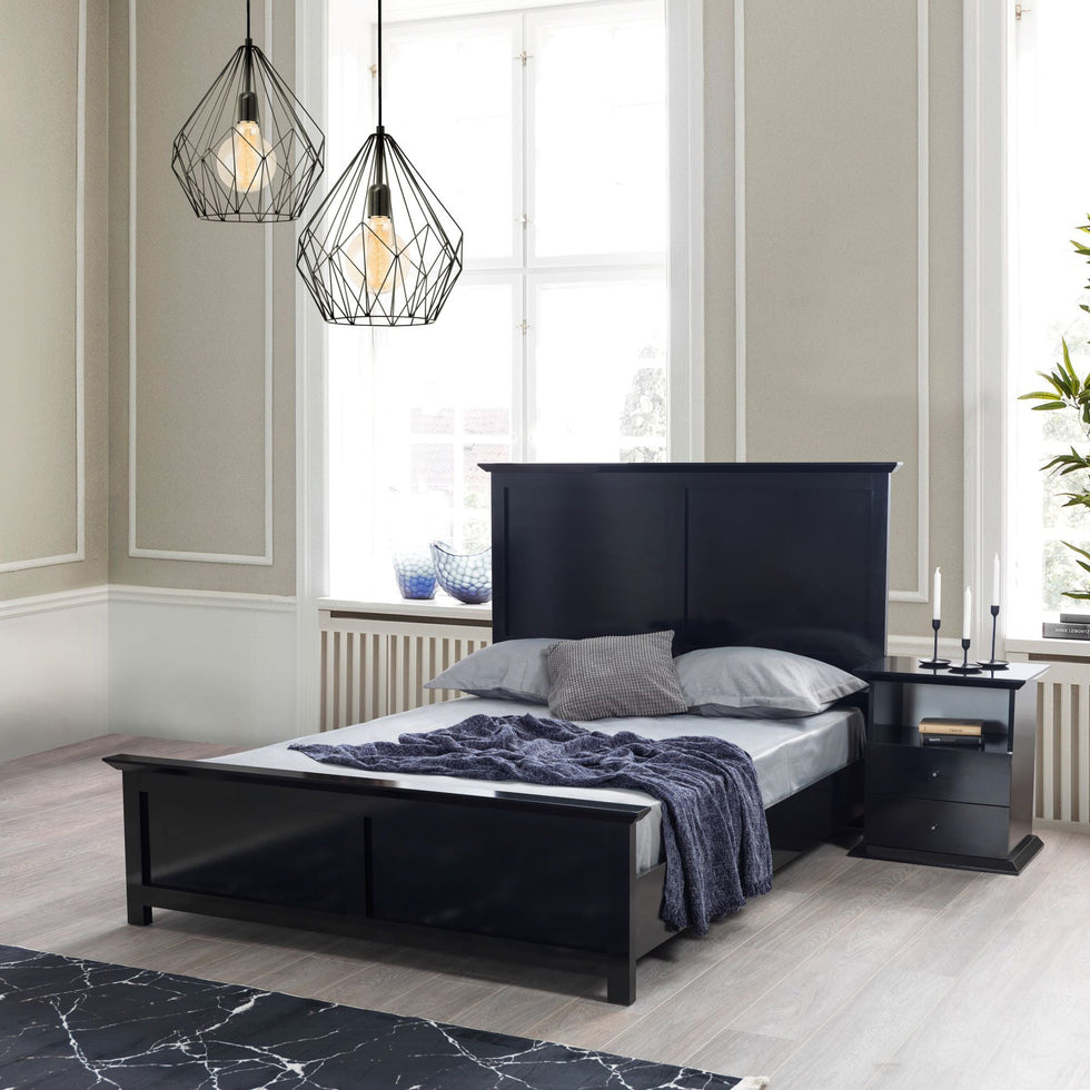 Nova - Erika Black 4 pc Queen Bedroom Set