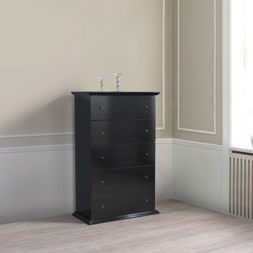 Nova - Erika Black 4 pc Queen Bedroom Set