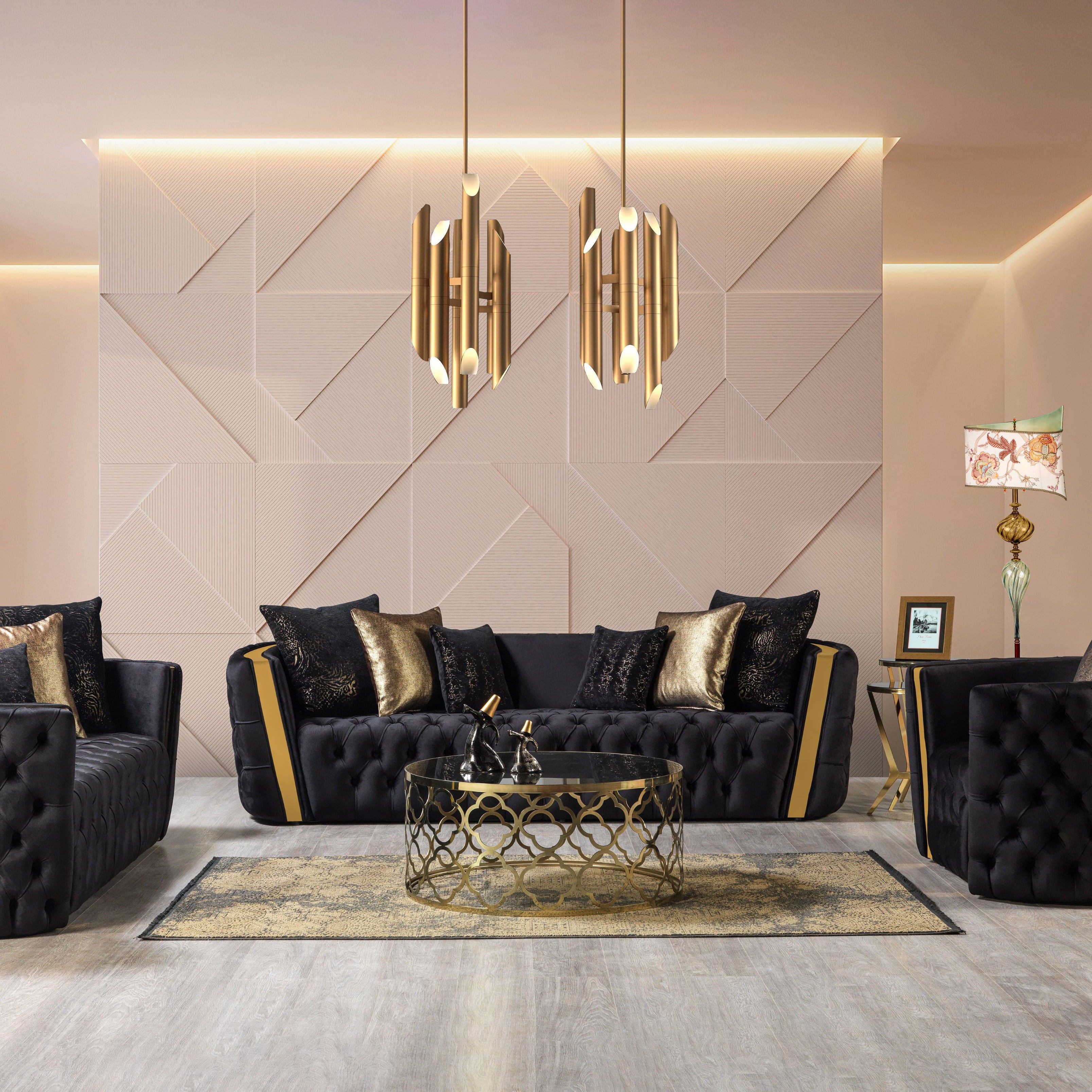 Nova - Fanci Velvet Sofa & Loveseat