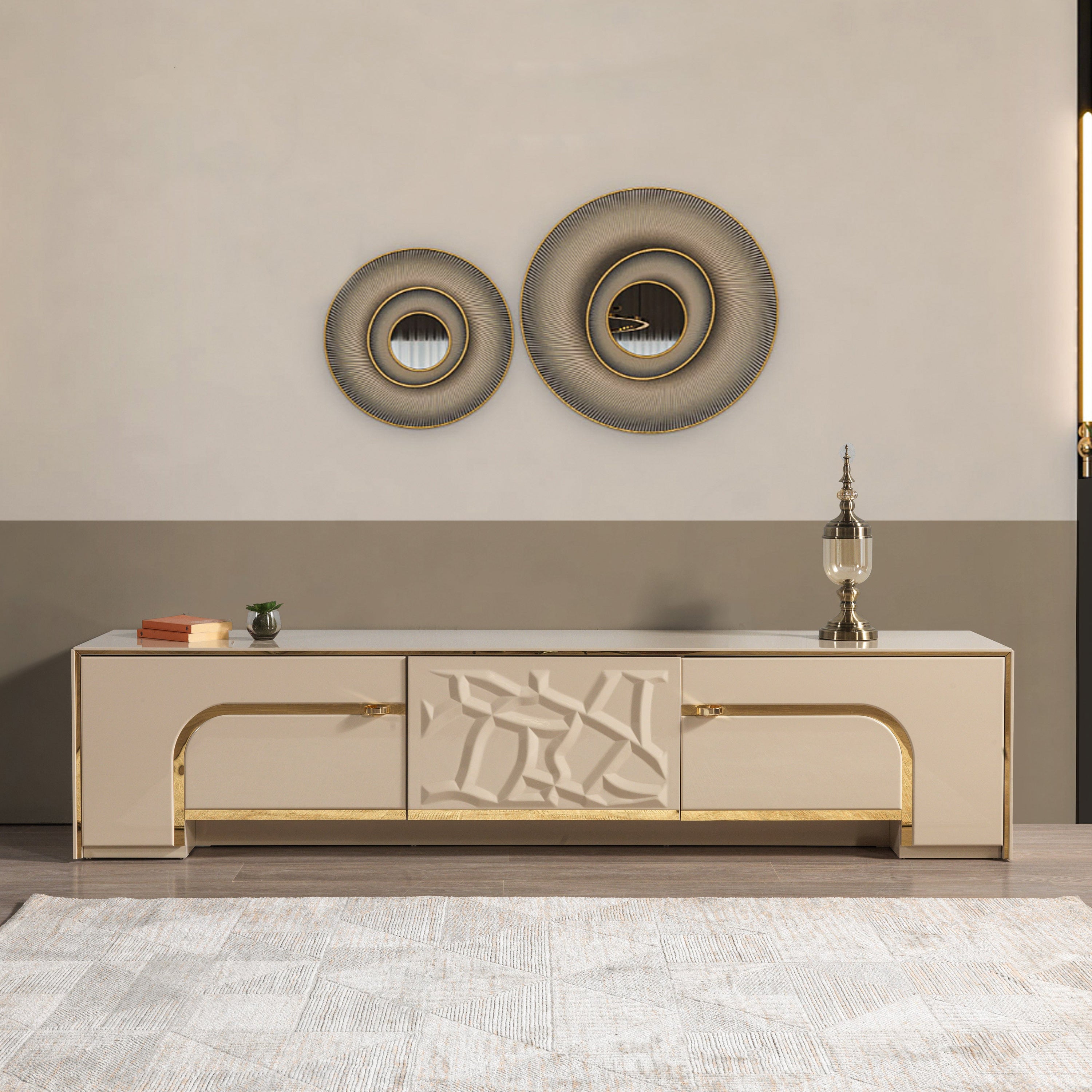Nova - Helena Ivory Tv Stand