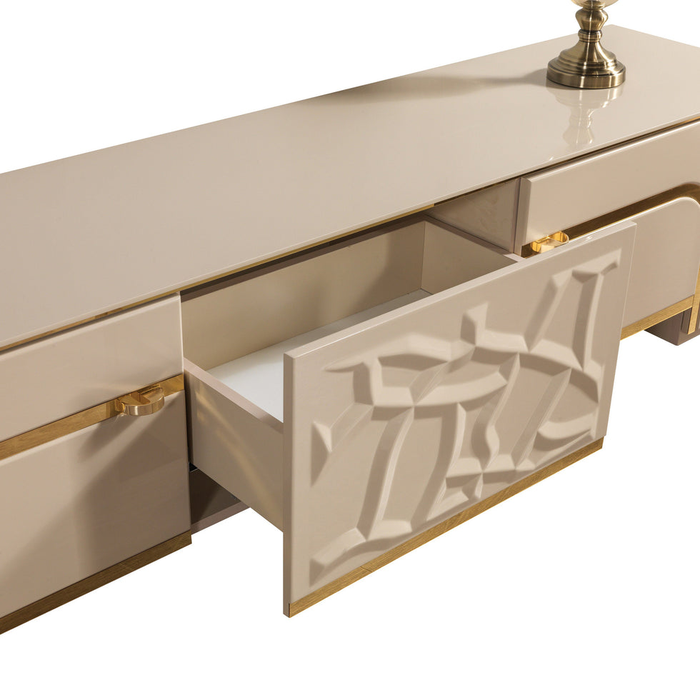 Nova - Helena Ivory Tv Stand