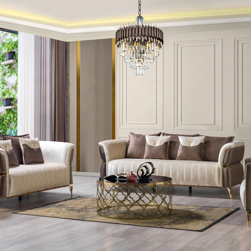 Nova - Leina Velvet Sofa & Loveseat
