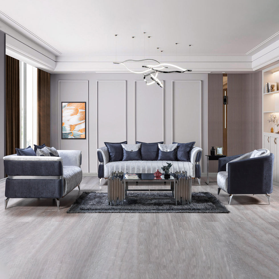 Nova - Leina Velvet Sofa & Loveseat