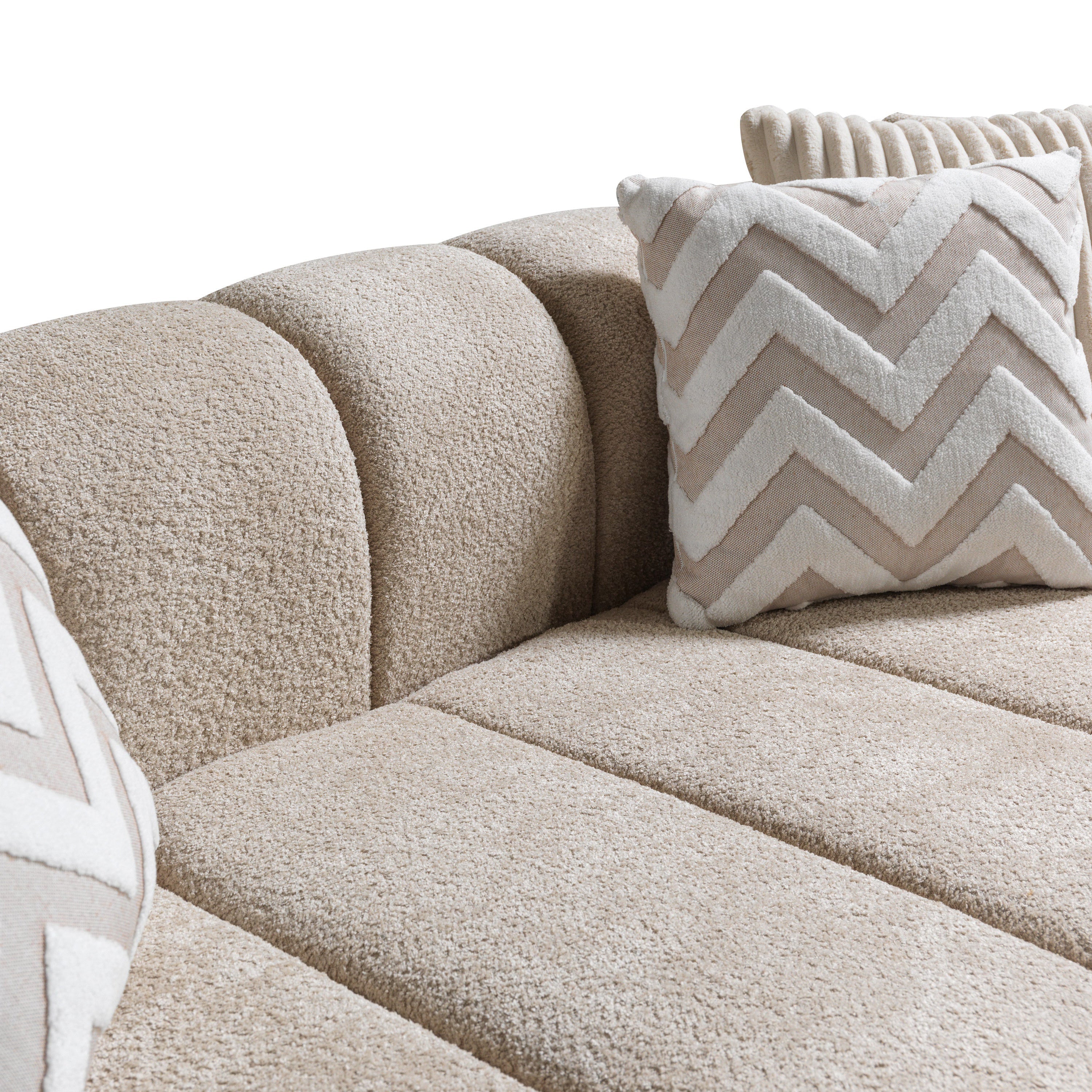 Nova - Lis Sand Boucle 115" Sectional