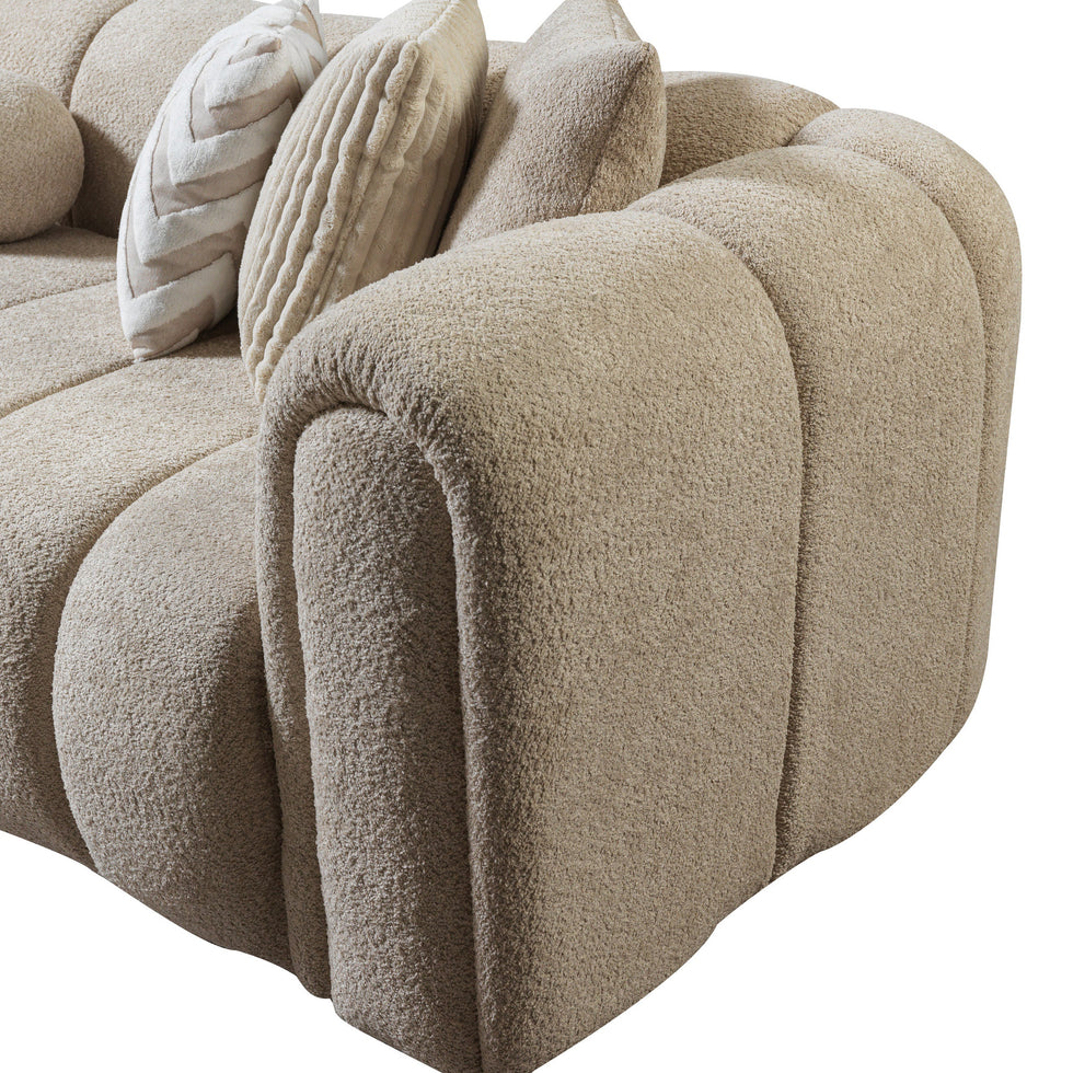 Nova - Lis Sand Boucle 115" Sectional