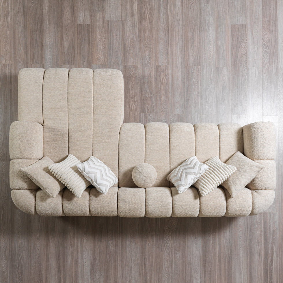 Nova - Lis Sand Boucle 115" Sectional