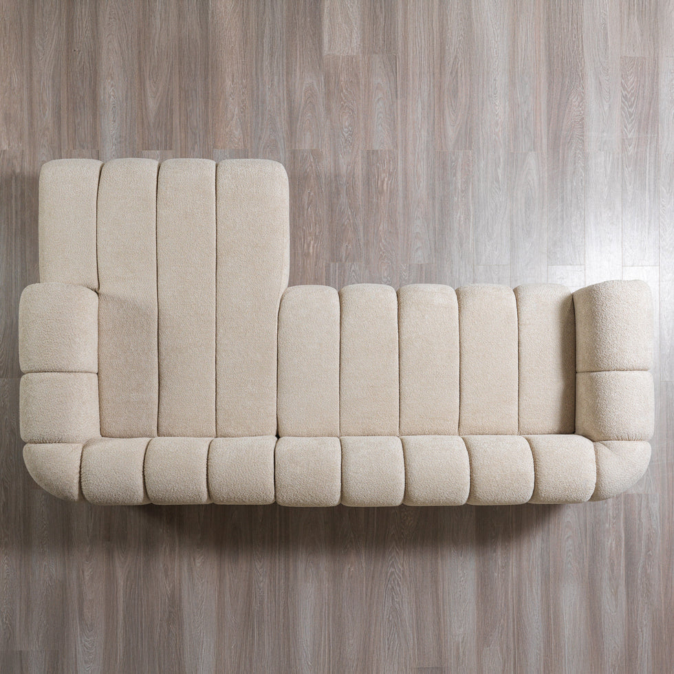 Nova - Lis Sand Boucle 115" Sectional