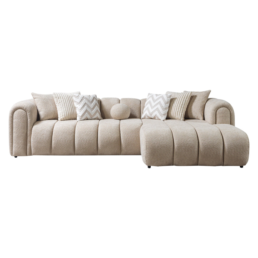 Nova - Lis Sand Boucle 115" Sectional