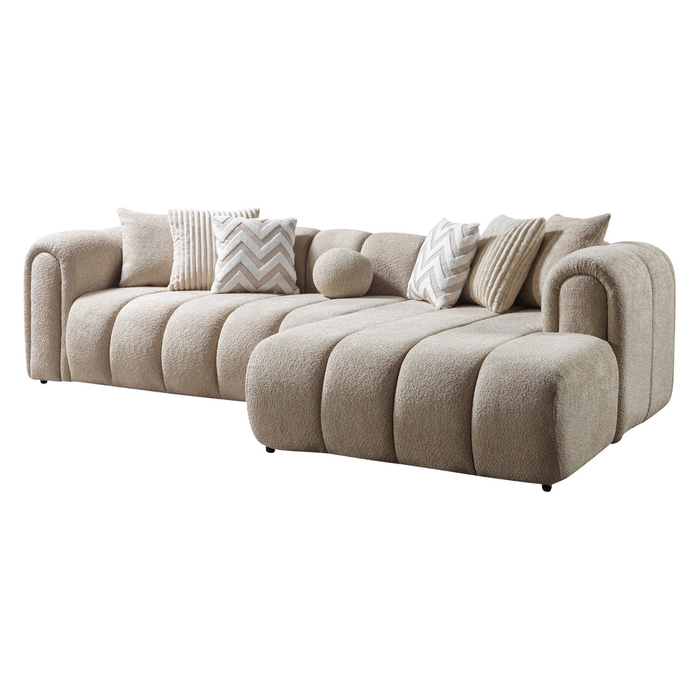 Nova - Lis Sand Boucle 115" Sectional