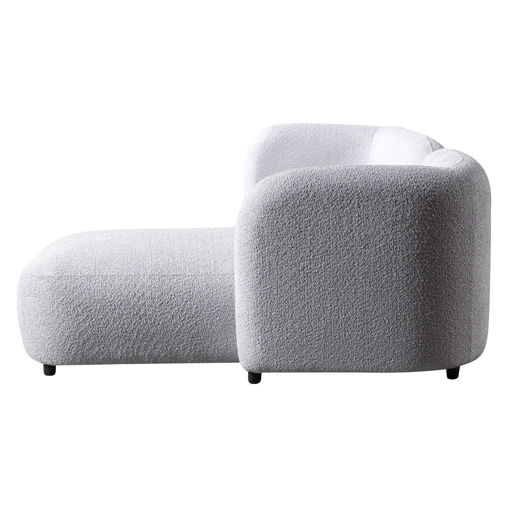 Nova - Liva Gray Boucle RAF 110" Sectional