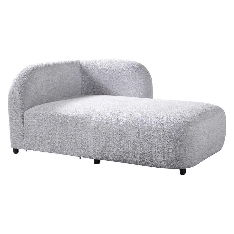 Nova - Liva Gray Boucle RAF 110" Sectional