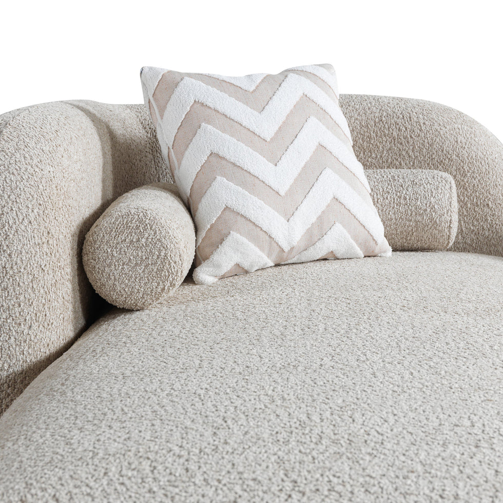 Nova - Liva Sand Boucle 110" Sectional