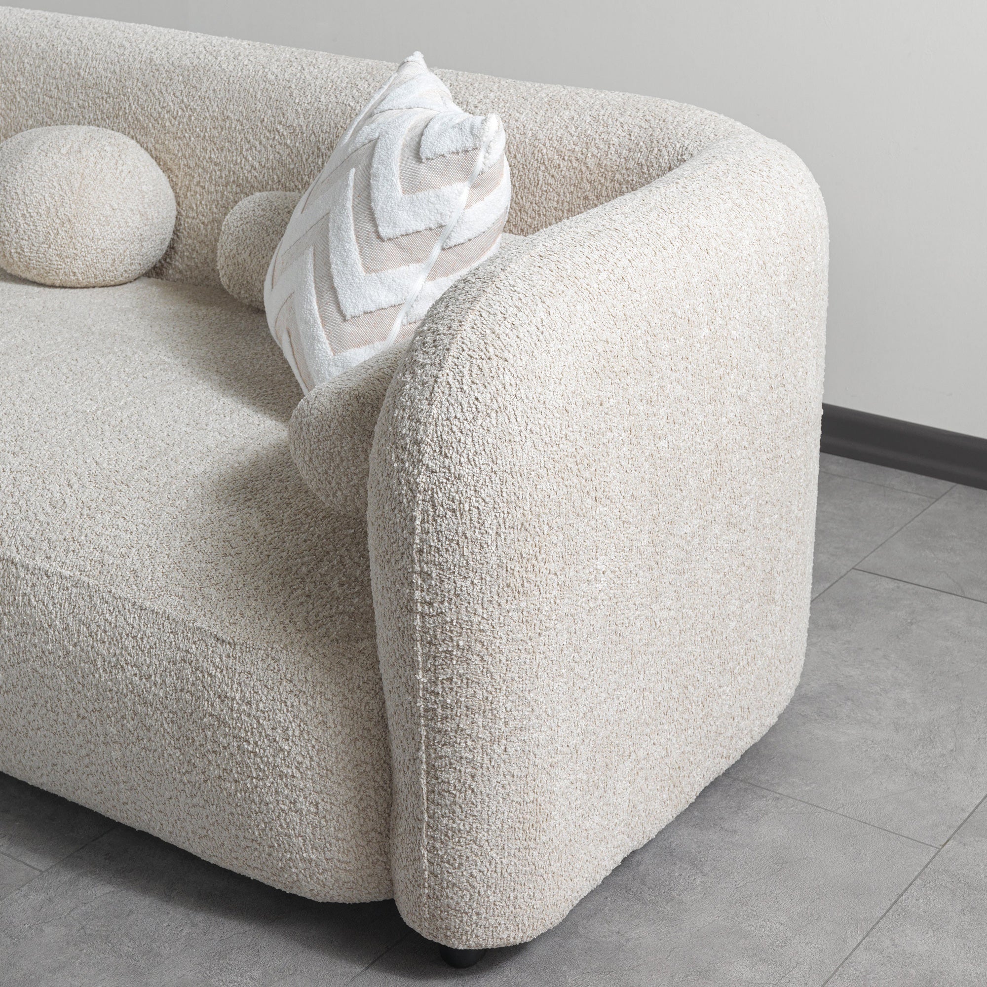 Nova - Liva Sand Boucle 110" Sectional