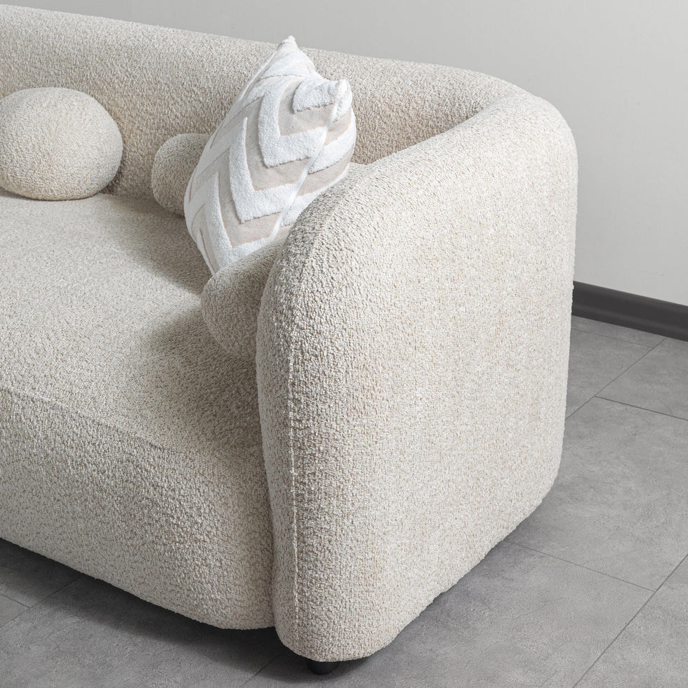 Nova - Liva Sand Boucle 110" Sectional
