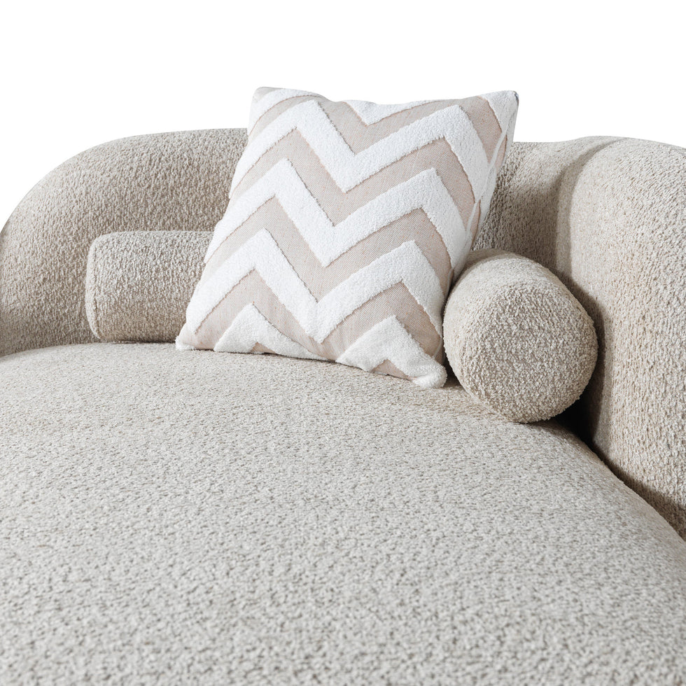 Nova - Liva Sand Boucle 110" Sectional