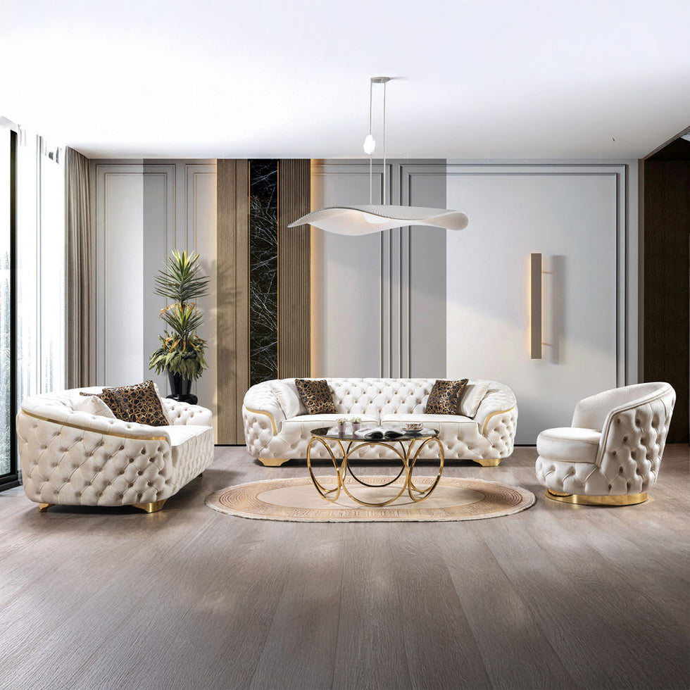 Nova - Lupino Velvet Sofa & Loveseat