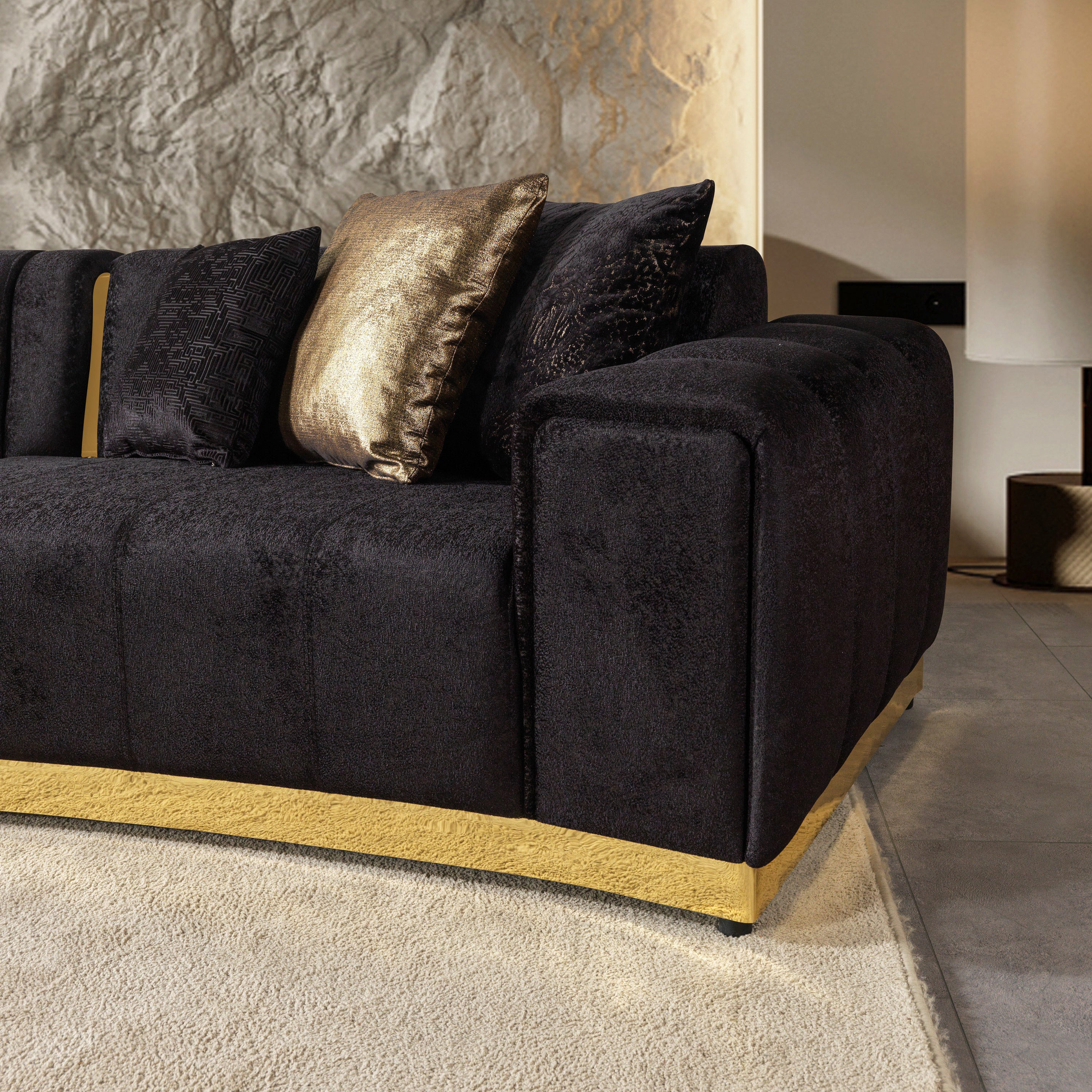Nova - Michelle 3-Piece Curved 165" Sectional