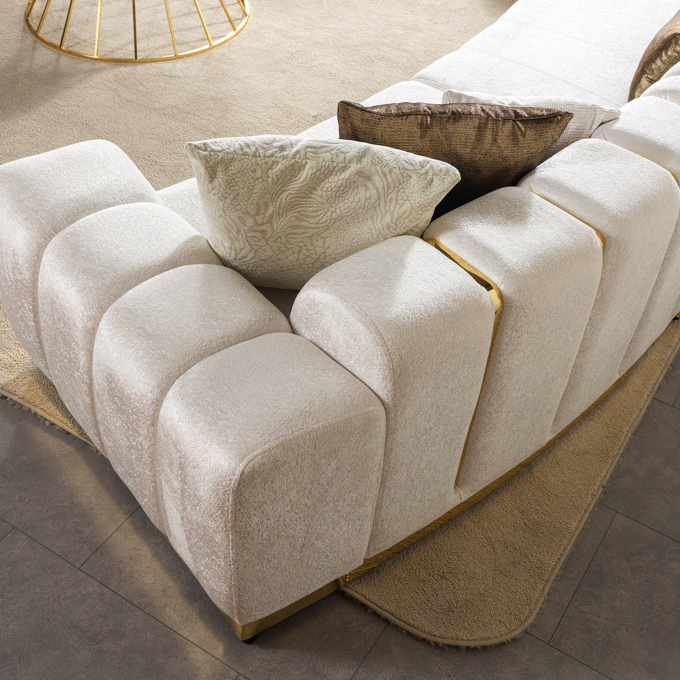 Nova - Michelle 3-Piece Curved 165" Sectional