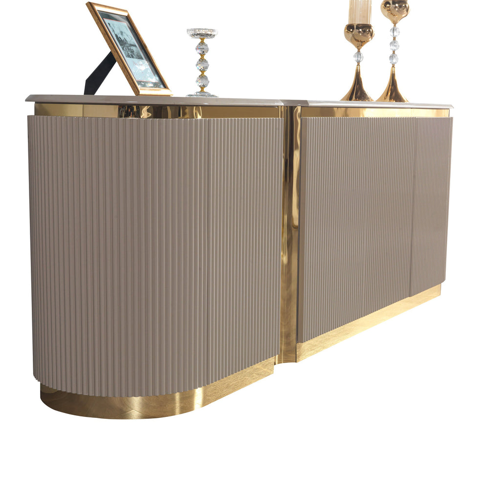 Nova - Milena Dining Server in Ivory
