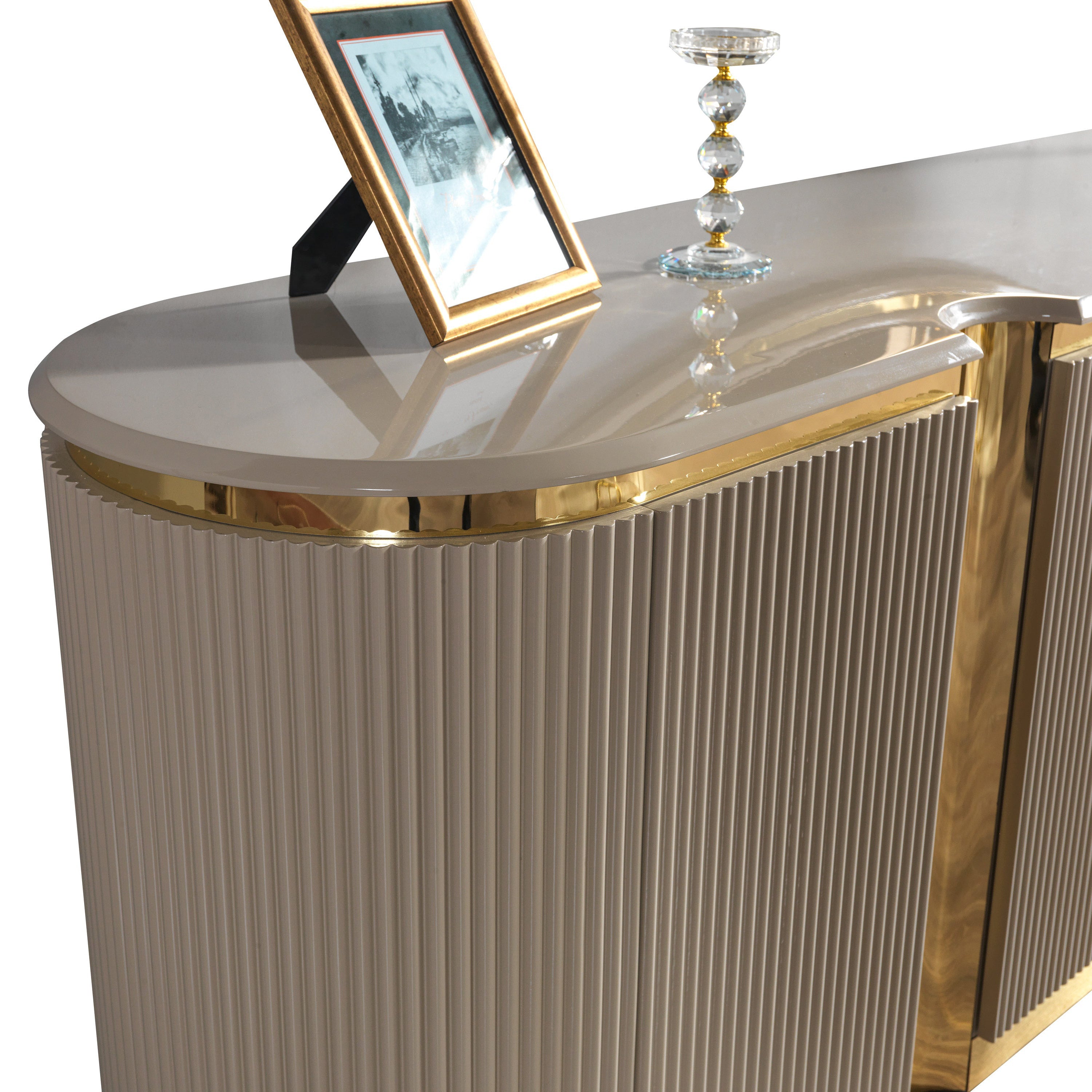 Nova - Milena Dining Server in Ivory