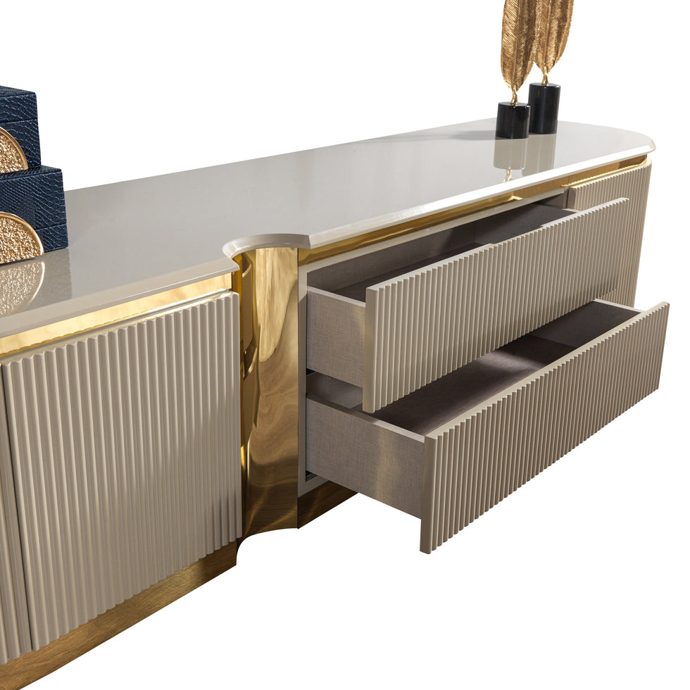 Nova - Milena TV Stand in Ivory