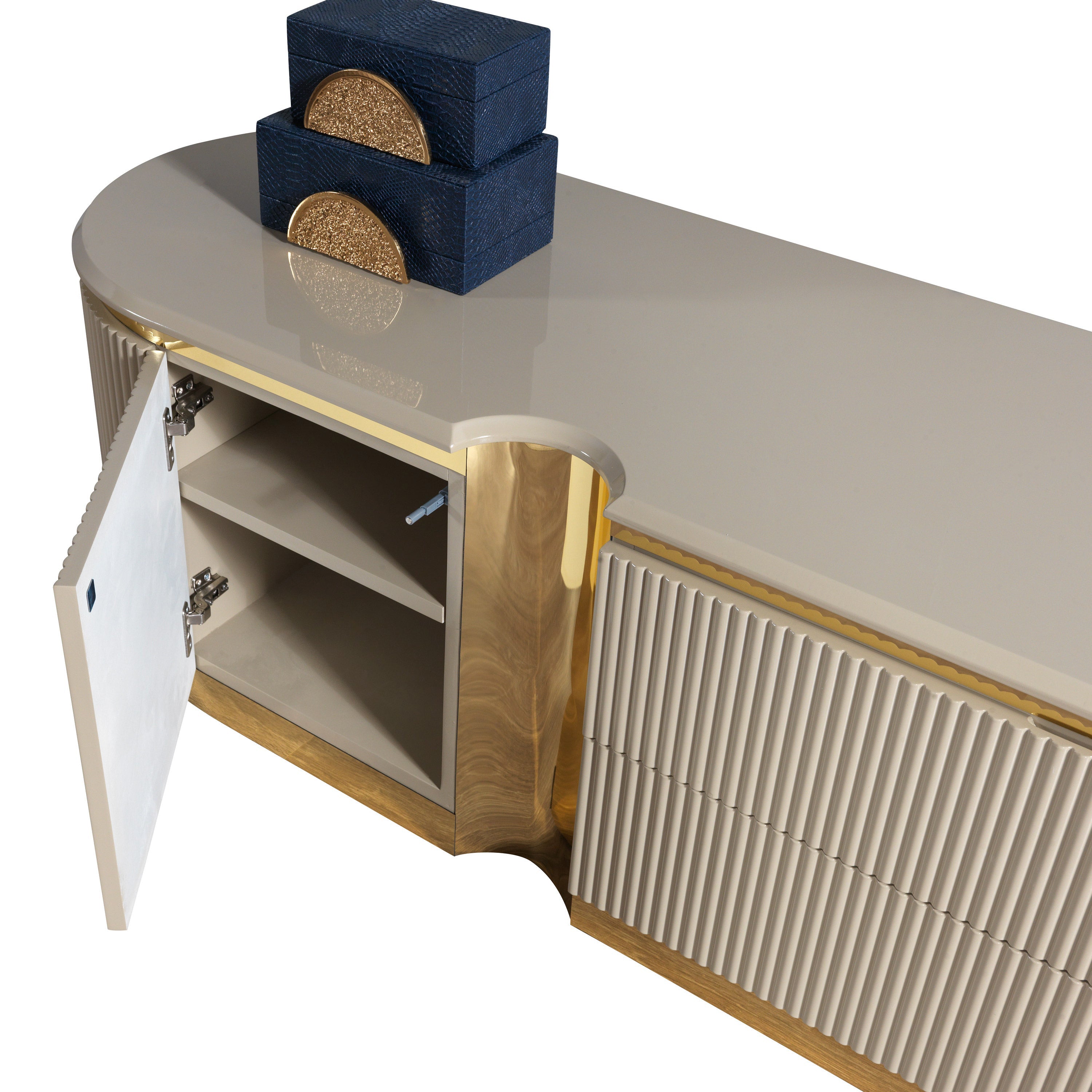 Nova - Milena TV Stand in Ivory