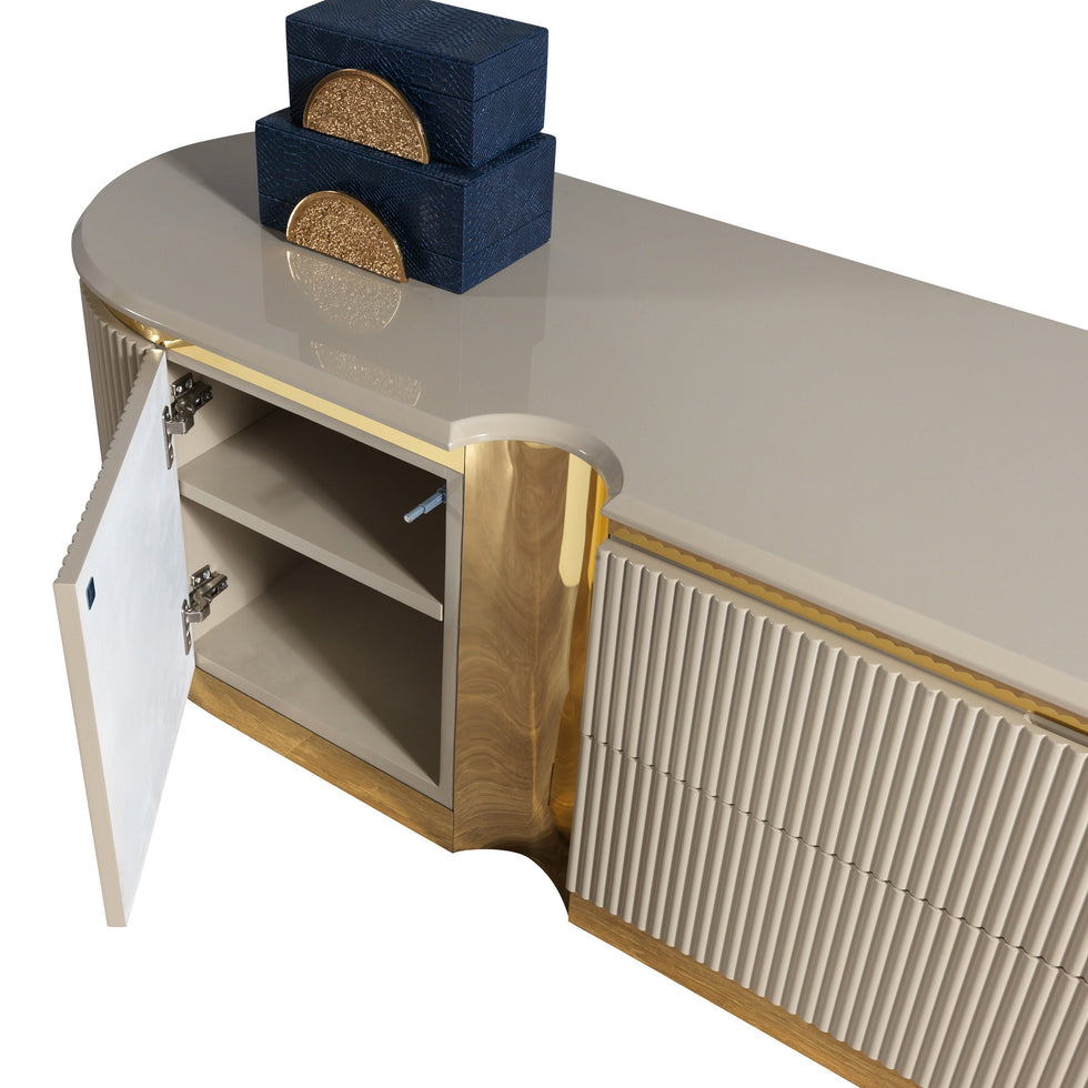 Nova - Milena TV Stand in Ivory