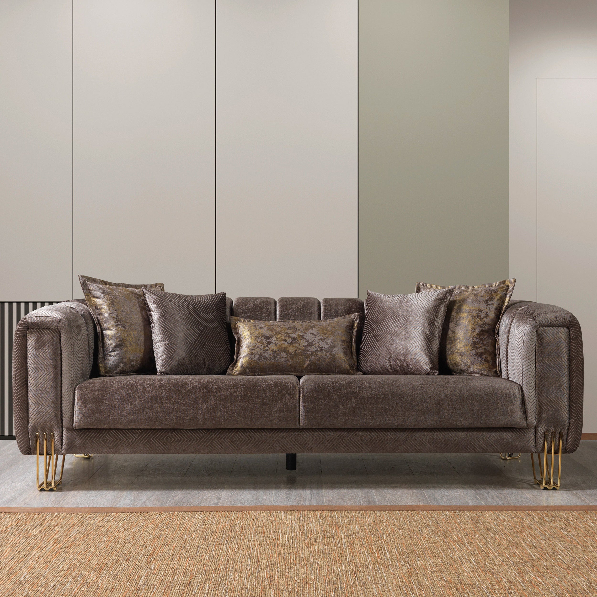 Nova - Santana Velvet Sofa