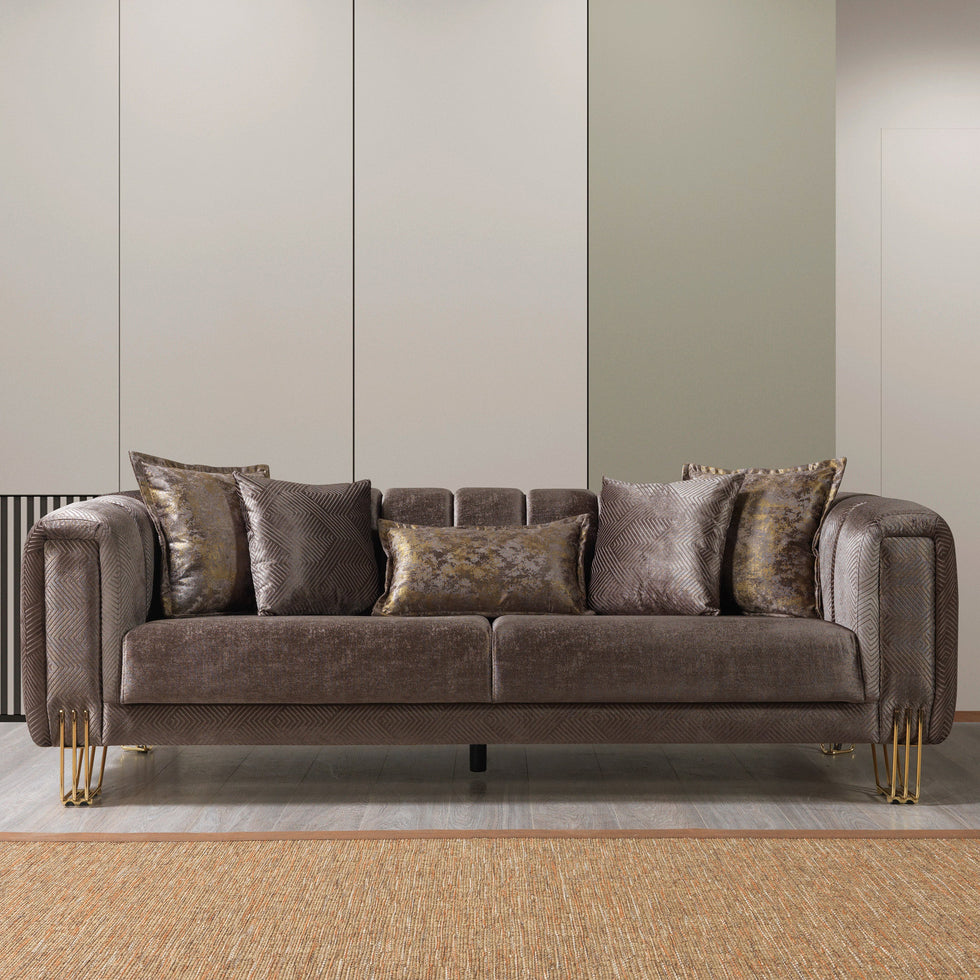 Nova - Santana Velvet Sofa