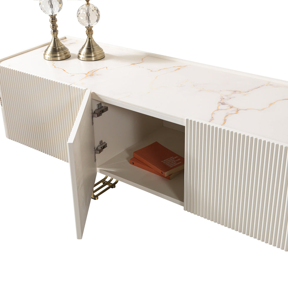 Nova - Santana Ivory Tv Stand