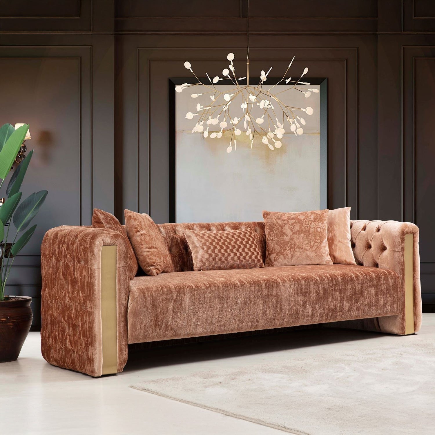 Nova - Scarlett Plush Sofa & Loveseat