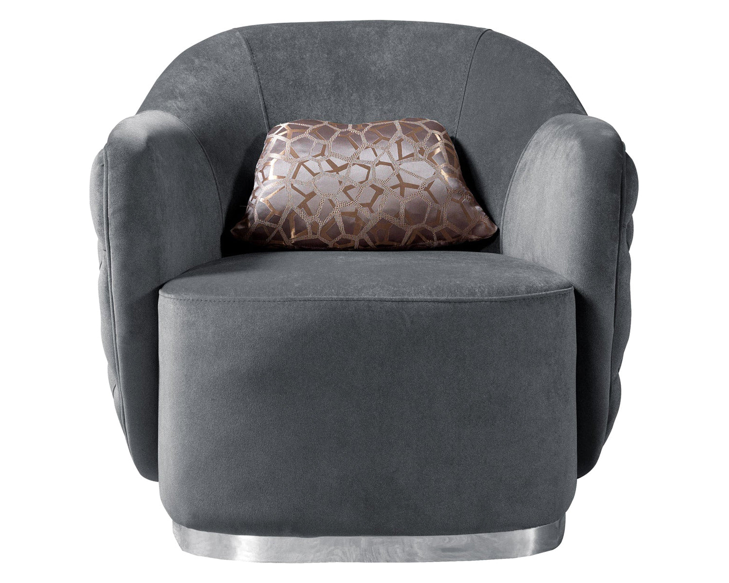 Nova - Victoria Gray Velvet Sofa 99" & Loveseat 79"