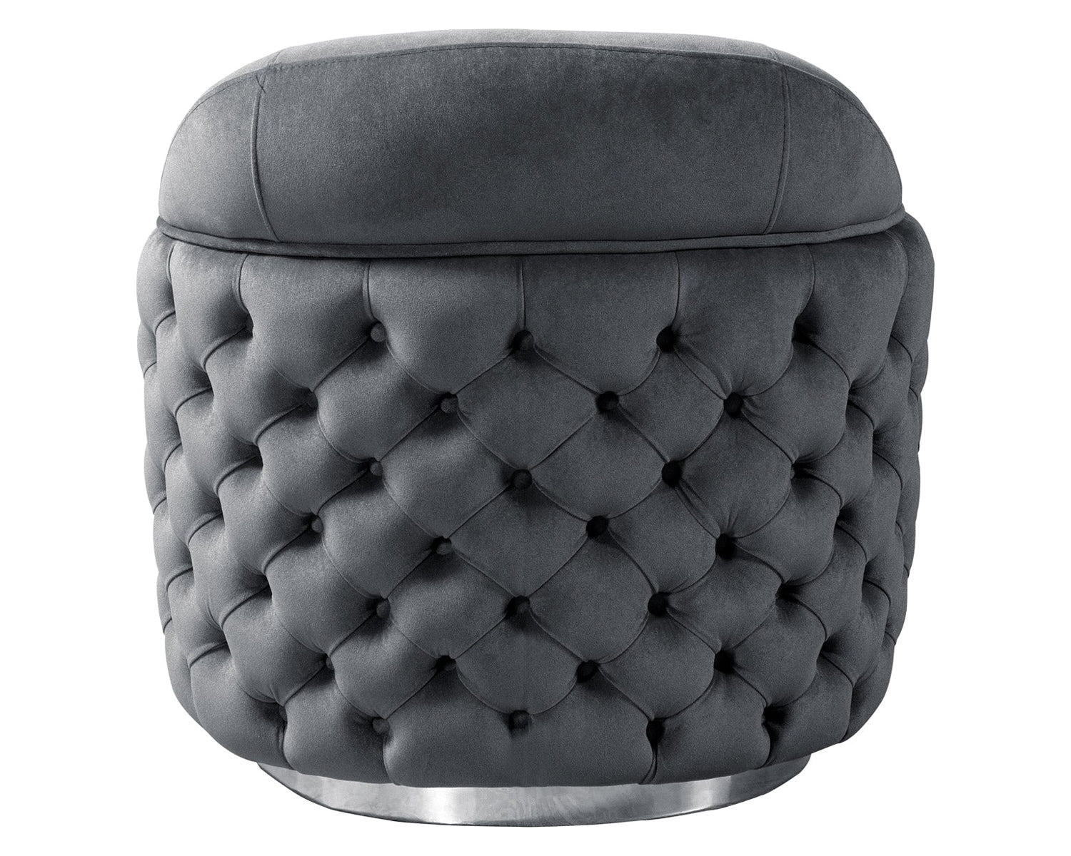 Nova - Victoria Gray Velvet Sofa 99" & Loveseat 79"