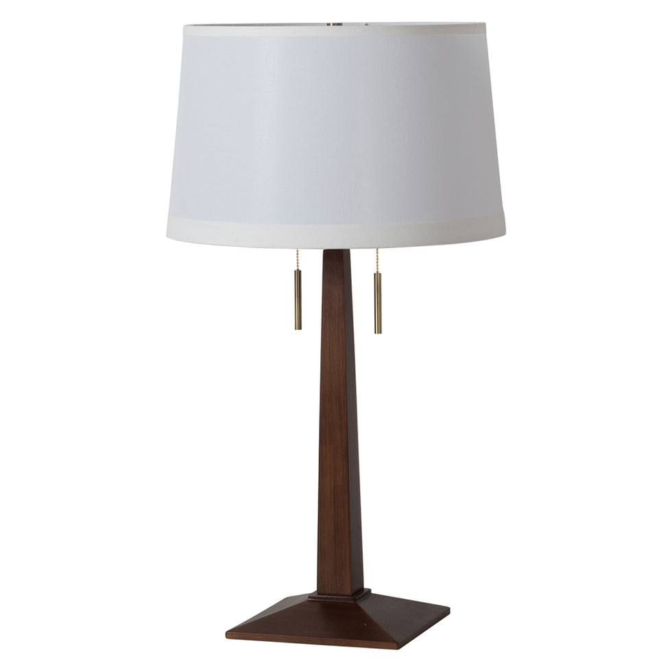 Nova Of CA - Taper Table Lamp Dark Walnut