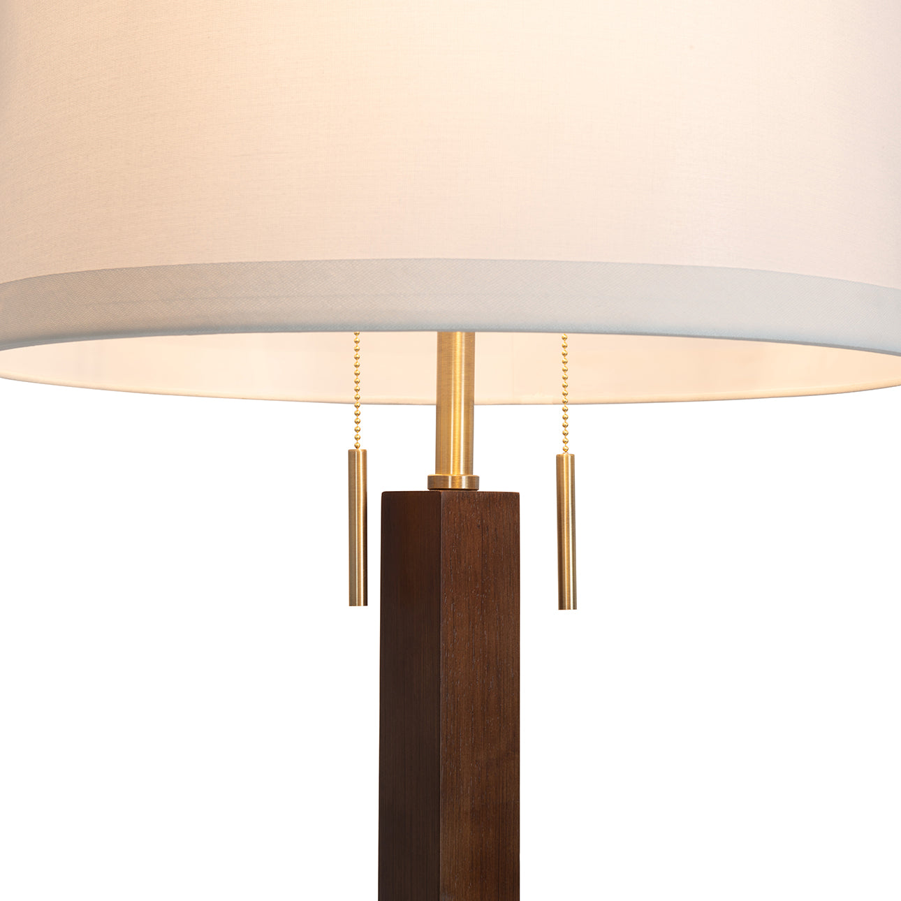 Nova Of CA - Swiss Cross Floor Lamp Dark Walnut