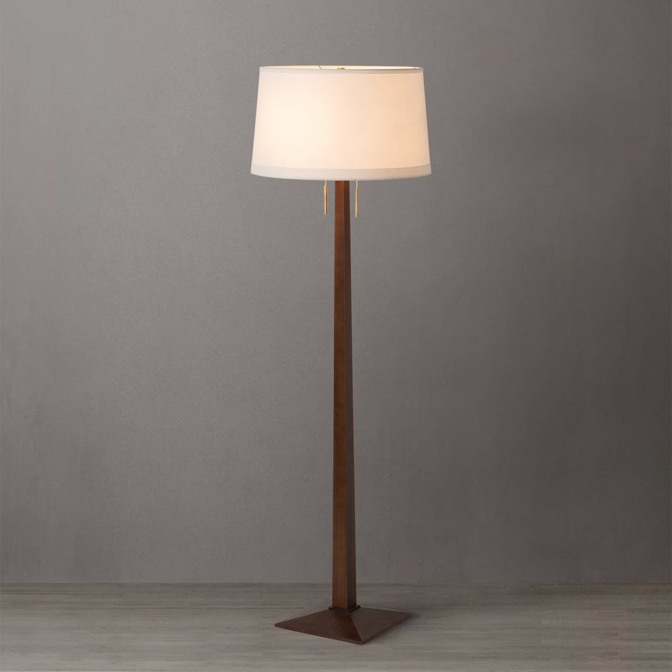 Nova Of CA - Taper Floor Lamp Dark Walnut