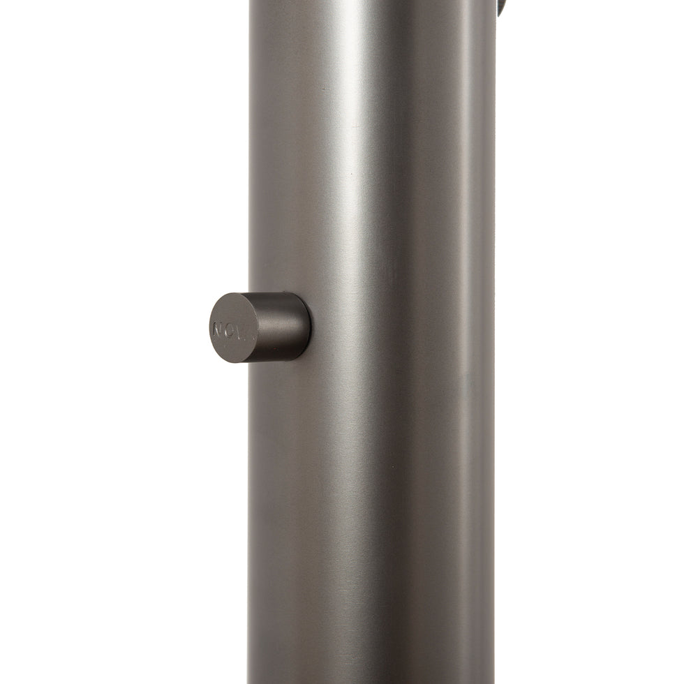 Nova Of CA - Palm Springs 1 Light Arc Floor Lamp Gunmetal
