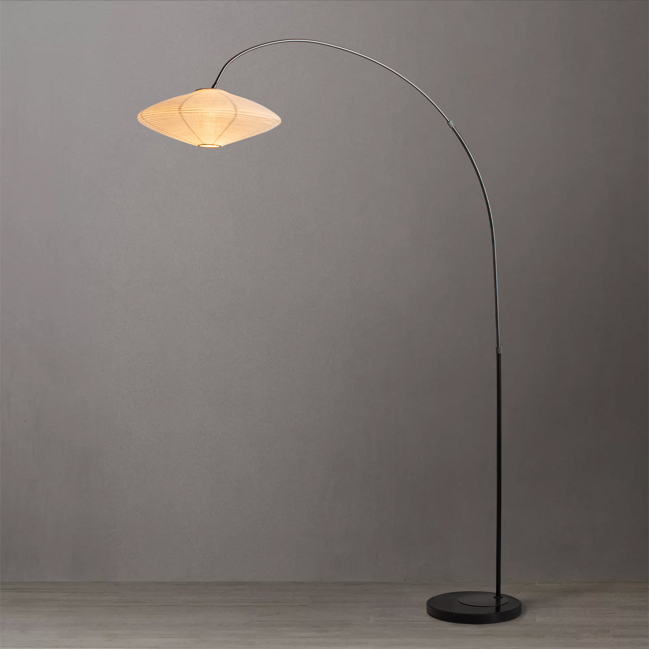 Nova Of CA - Roswell 1 Light Arc Floor Lamp